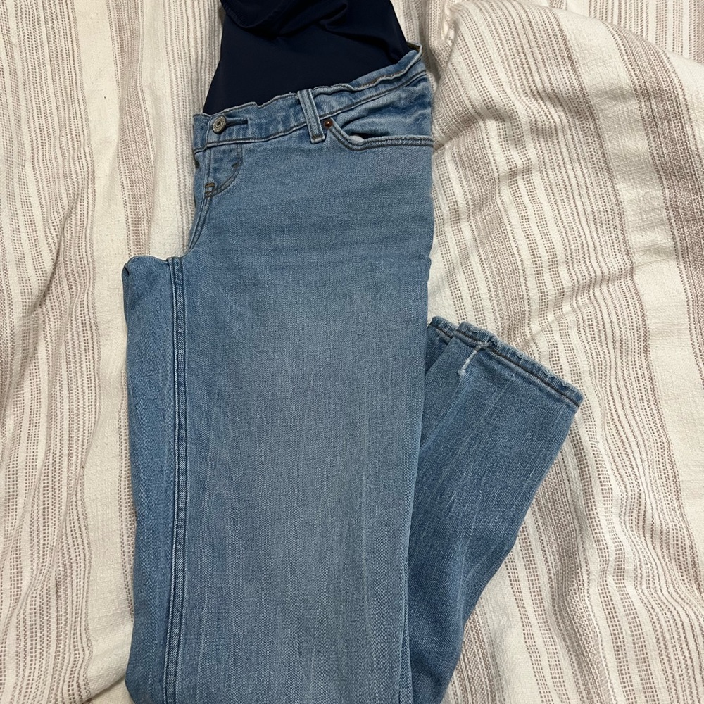 Abercrombie & Fitch Blue Straight Leg Jeans